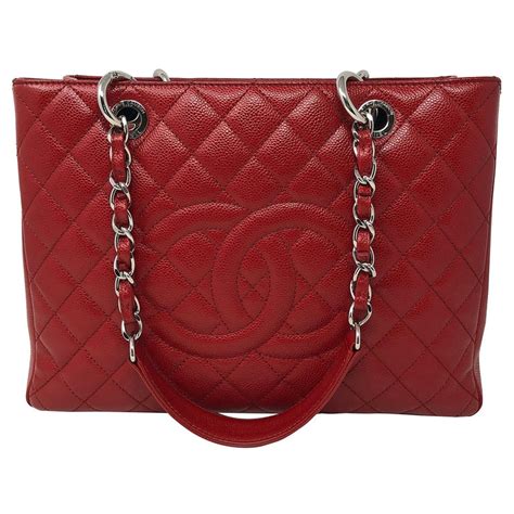 red chanel tote bag|authentic red chanel bags.